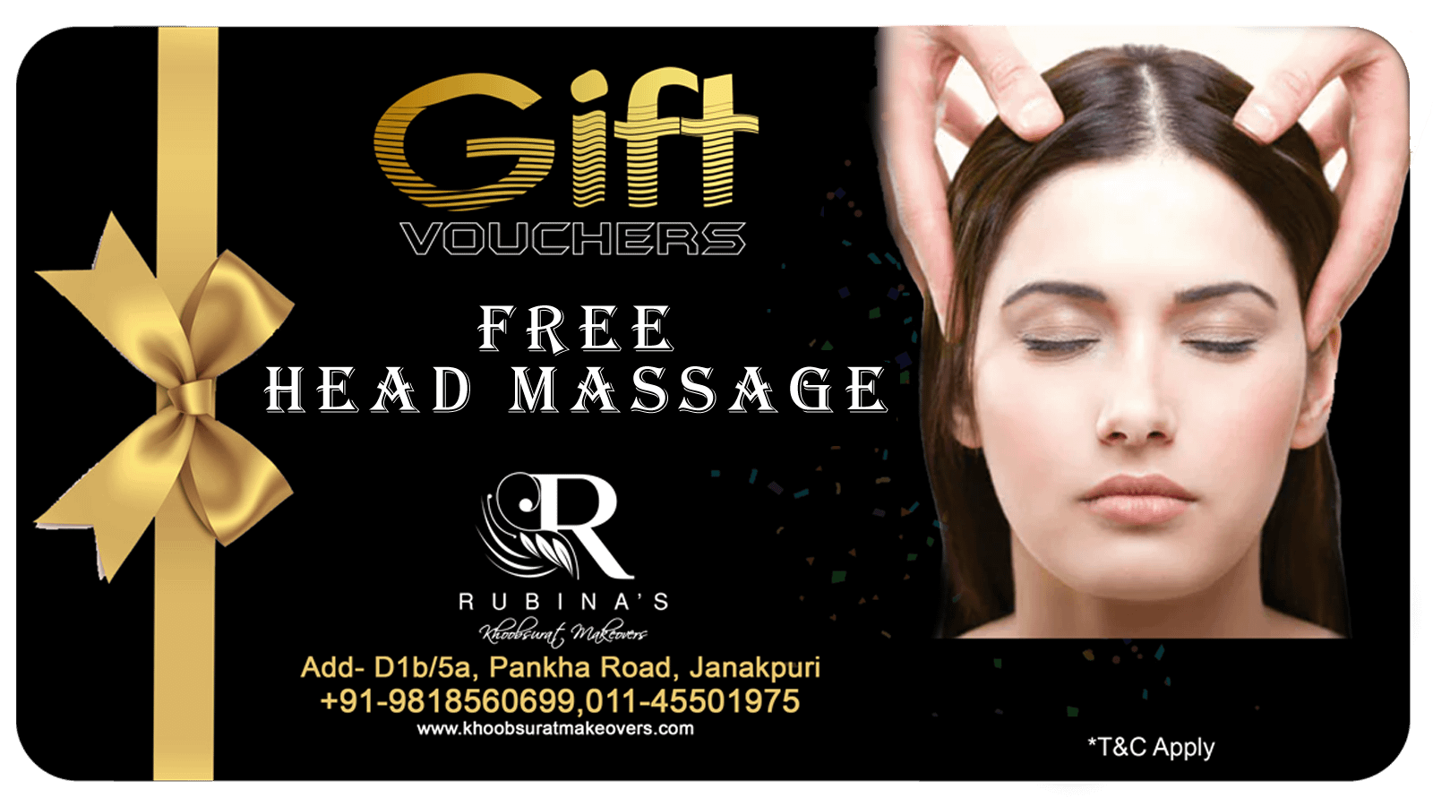 Head Massage Voucher